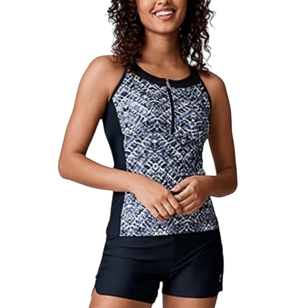 Free Country Womens Paradise‎ Tankini Swimsuit Top Size 3x